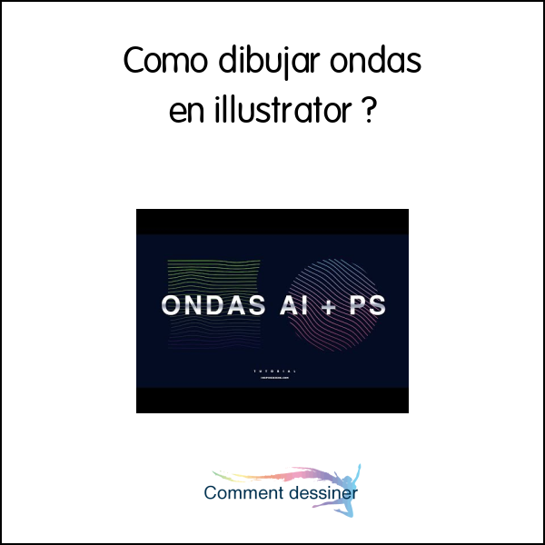 Como dibujar ondas en illustrator